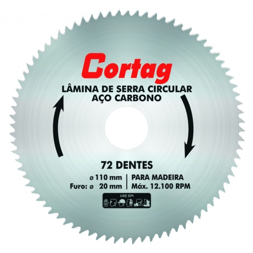 SERRA CIRC DE WIDEA 110MM (4.3/8") 72D