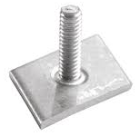 PERFIL PORCA LOSANGULAR C/PINO 1/4"