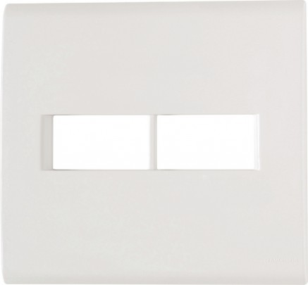 LIZ PLACA BR 4X4 P/ 2MOD HORIZONTAL