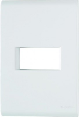 LIZ PLACA BR 4X2 P/ 1MOD HORIZONTAL