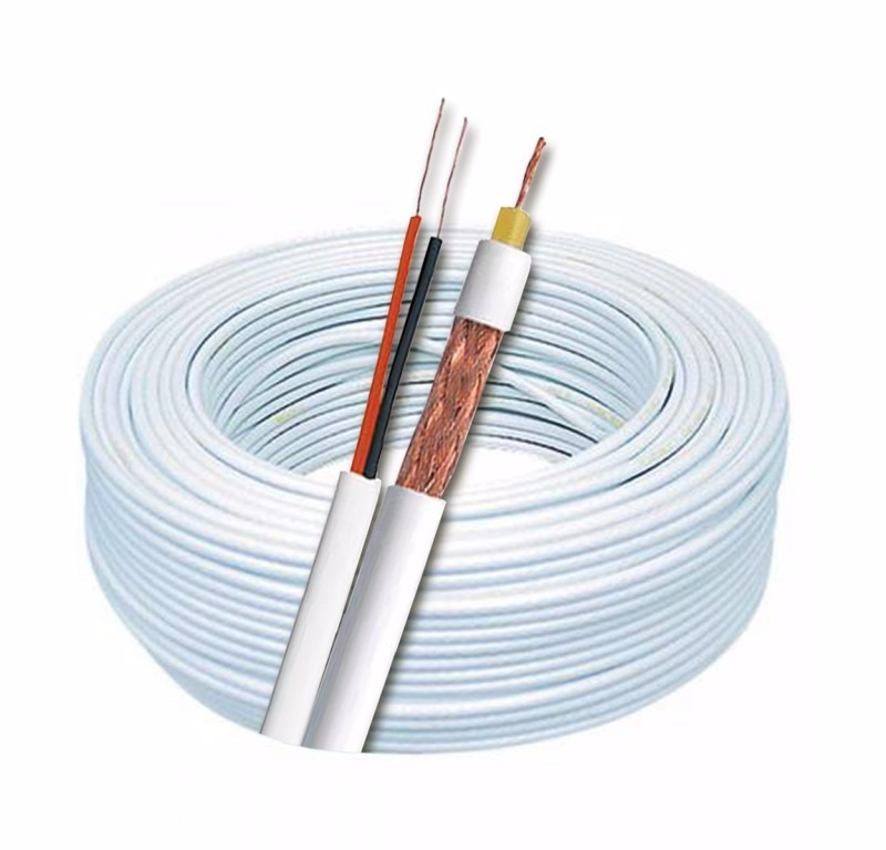 CABO COAXIAL CFTV BIP 80% 4MM BR 100M