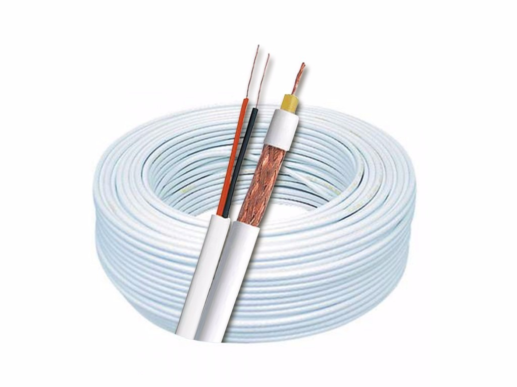 CABO COAXIAL CFTV BIP 80% 4MM BR 100M