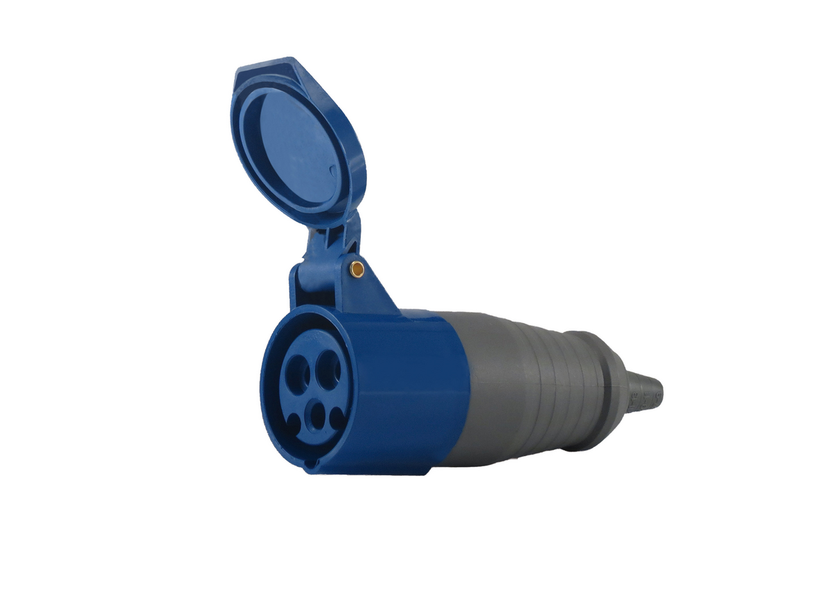 ACOPLAMENTO IND 2P+T 32A 220V AZUL