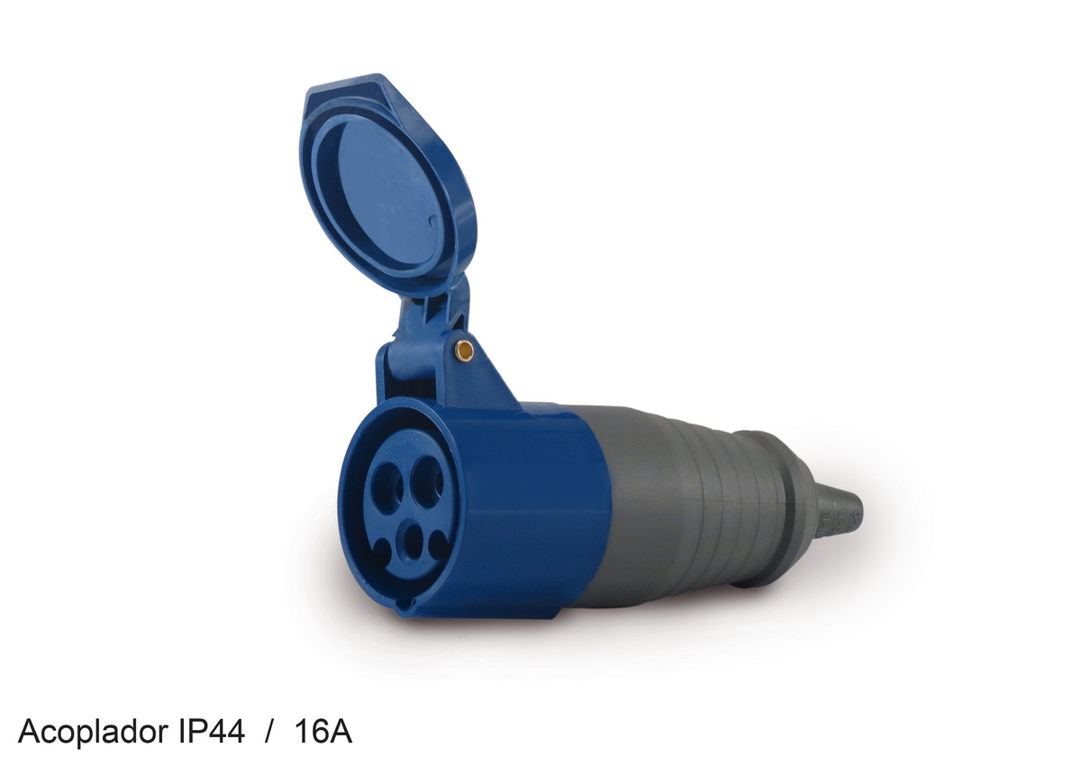 ACOPLAMENTO IND 3P+T 32A 220V AZUL