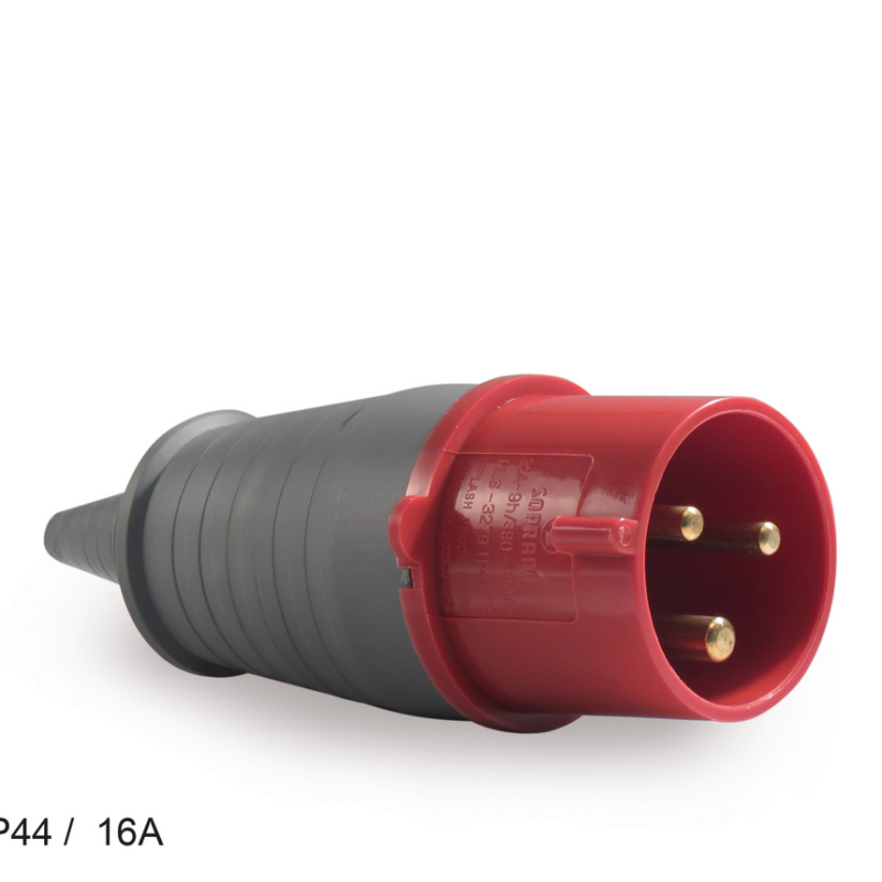 PLUG IND 2P+T 32A 380V VERM