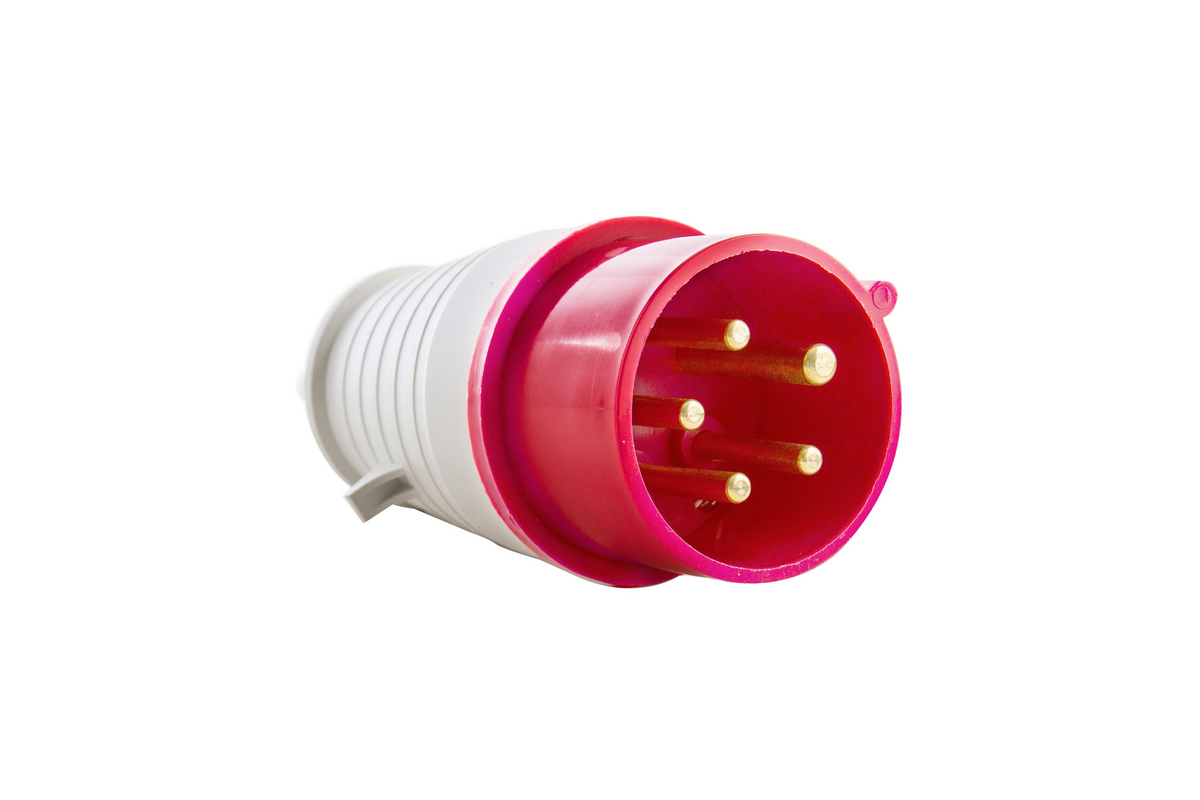PLUG IND 3P+T+N 32A 380V VERM