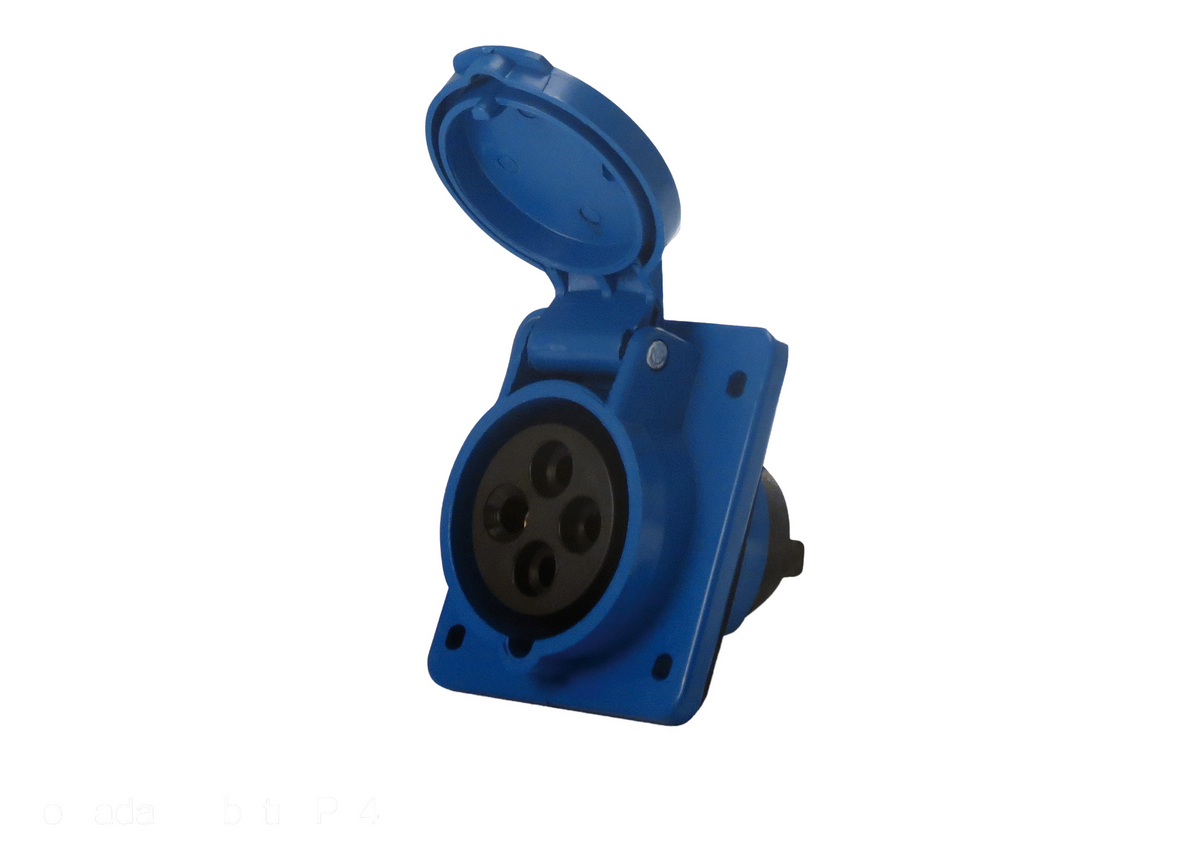 TOMADA IND EMB 2P+T 32A 220V AZUL