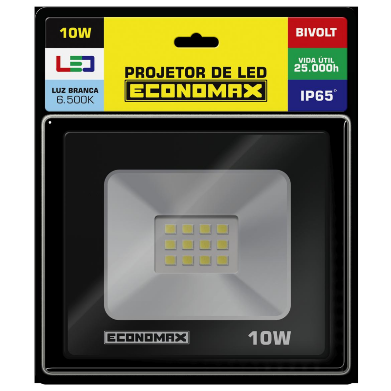 REFLETOR LED PT  10W 6,5K
