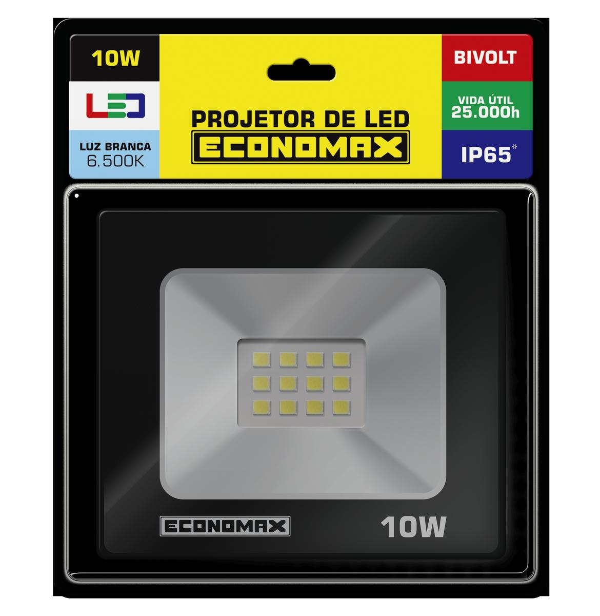 REFLETOR LED PT 10W 6,5K