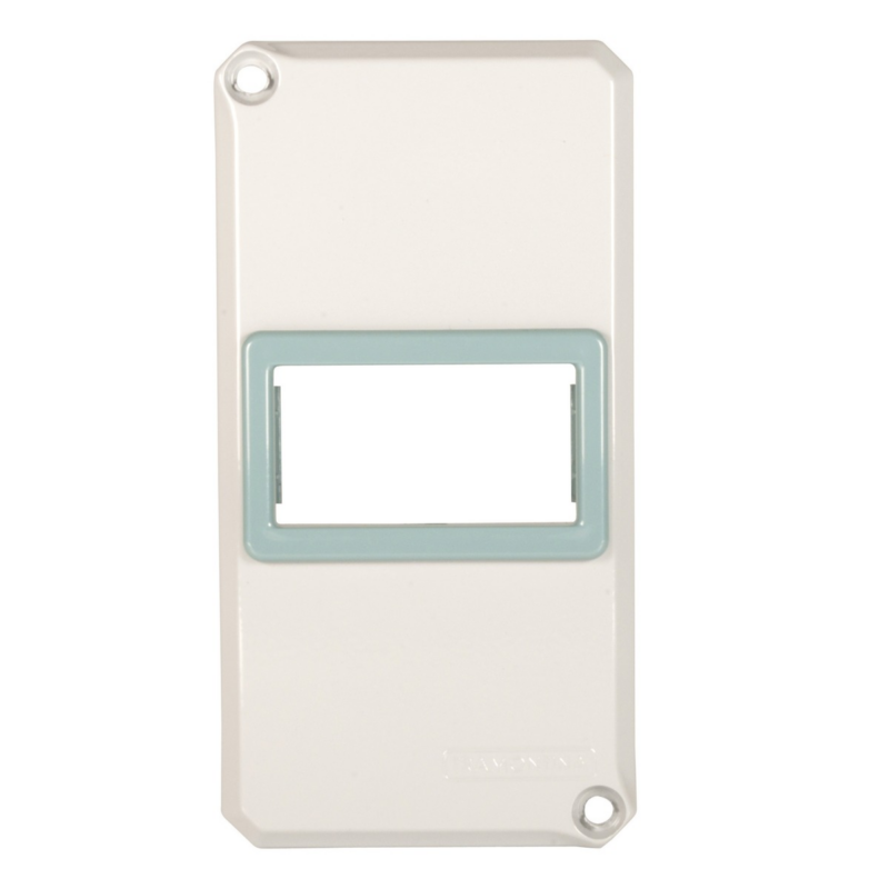 TAMPA CONDULETE 1″ P/1MOD HORIZ