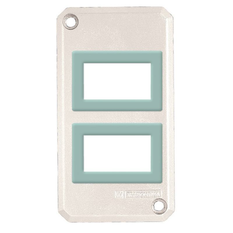TAMPA CONDULETE 1″ P/2MOD HORIZ