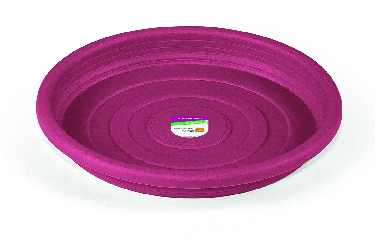 PRATO P/VASO JARD PLAST 10CM BORDO