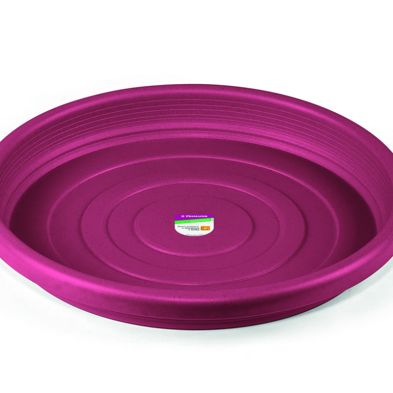 PRATO P/VASO JARD PLAST 17CM BORDO