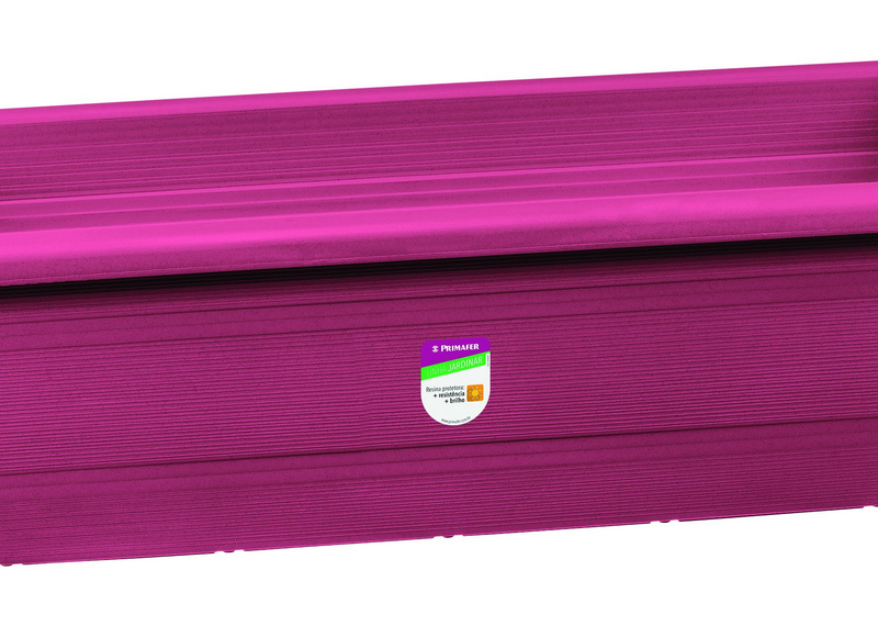 FLOREIRA P/JARD PLAST 50CM BORDO