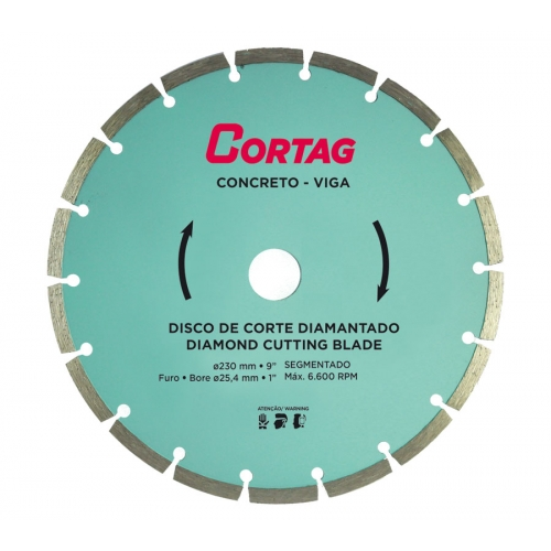DISCO DIAM SEGM 230MM P/CONCRETO