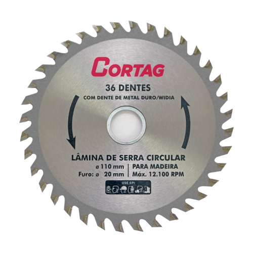 SERRA CIRC DE WIDEA 110MM (4.3/8") 36D