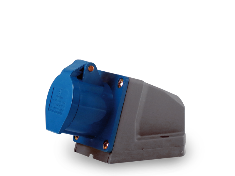 TOMADA IND SOB 3P+T 16A 220V AZUL