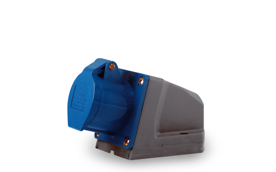 TOMADA IND SOB 3P+T 32A 220V AZUL