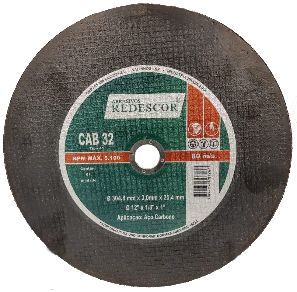 DISCO DE CORTE 10X1/8X5/8" METAL