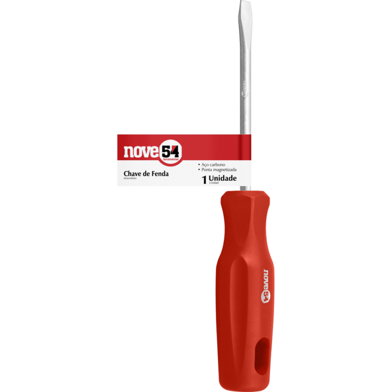 CHAVE DE FENDA 1/8X6″ IMANTADA