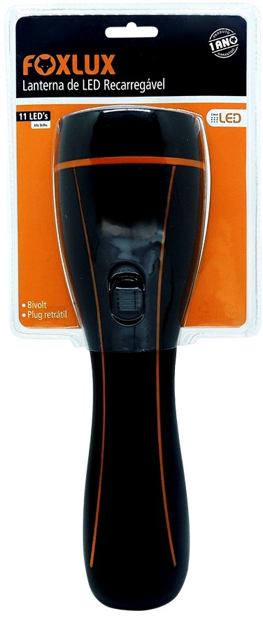 LANTERNA 11 LEDS RECARREGAVEL
