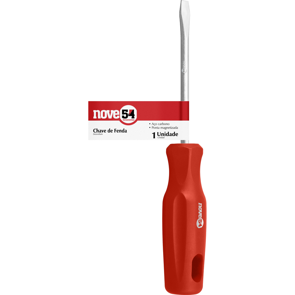 CHAVE DE FENDA 1/8X5" IMANTADA