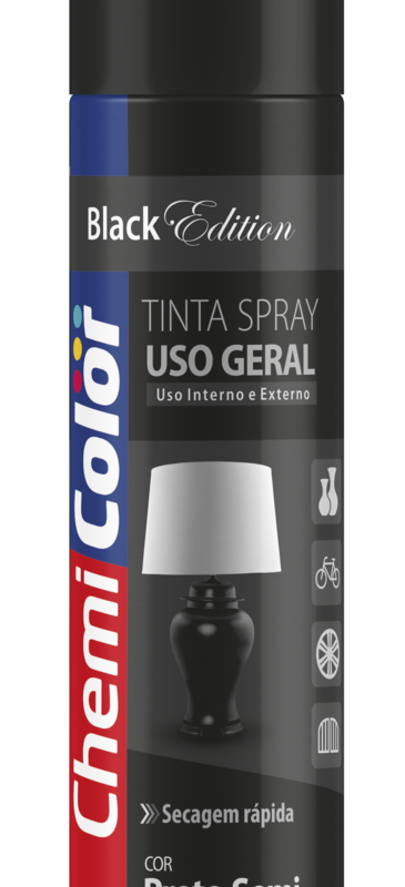 TINTA SPRAY U.G PRETO SB 400ML 250GR