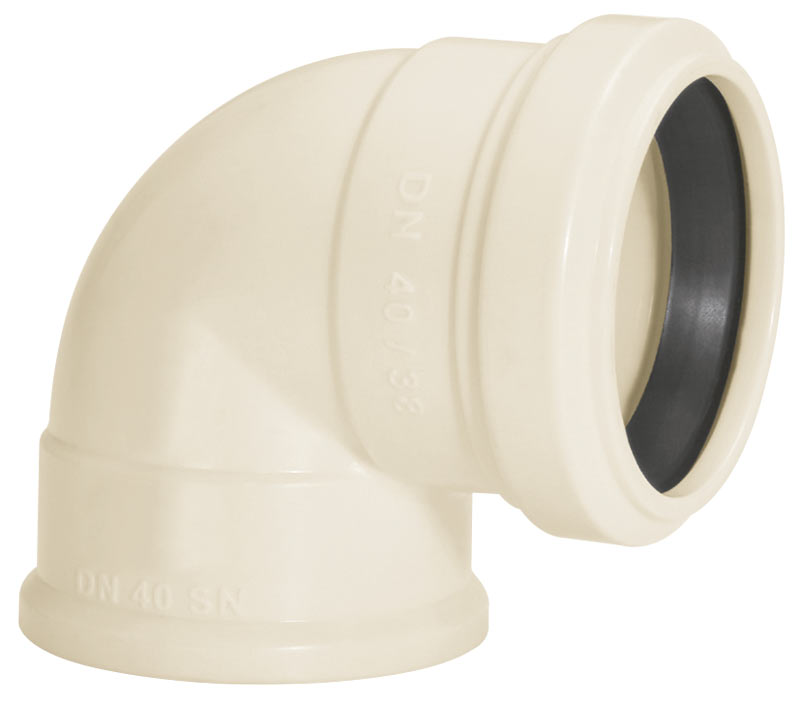 JOELHO ESGOTO 90 40X38MM BR C/ANEL LAB