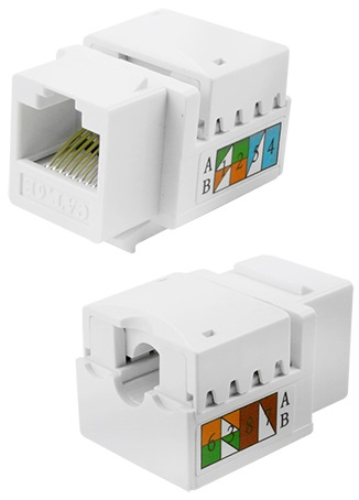 CONECTOR RJ45 FEMEA CAT5 KEYSTONE