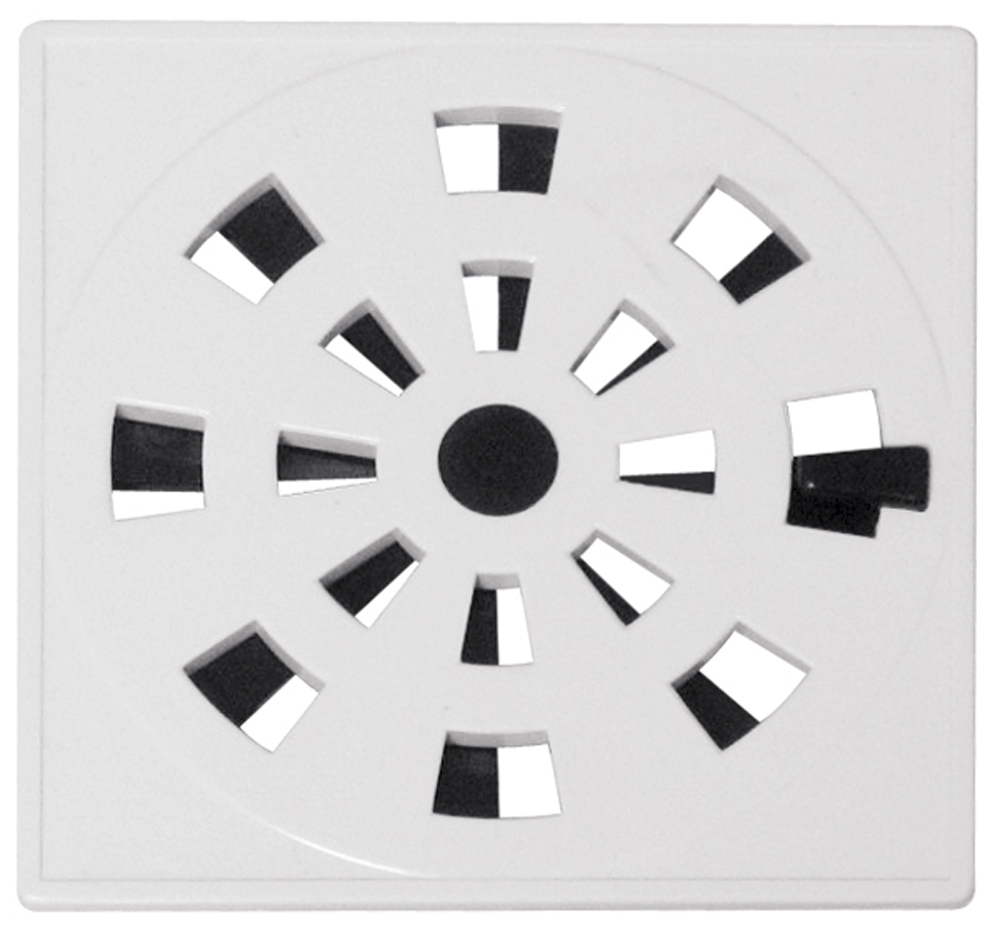 GRELHA ABS BR QUAD 100MM C/VEDACAO