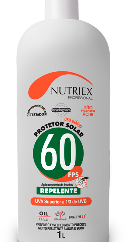 PROTETOR SOLAR FPS 60 1L C/REPELENTE