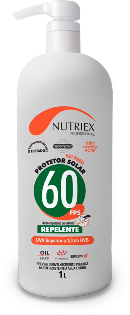 PROTETOR SOLAR FPS 60 1L C/REPELENTE