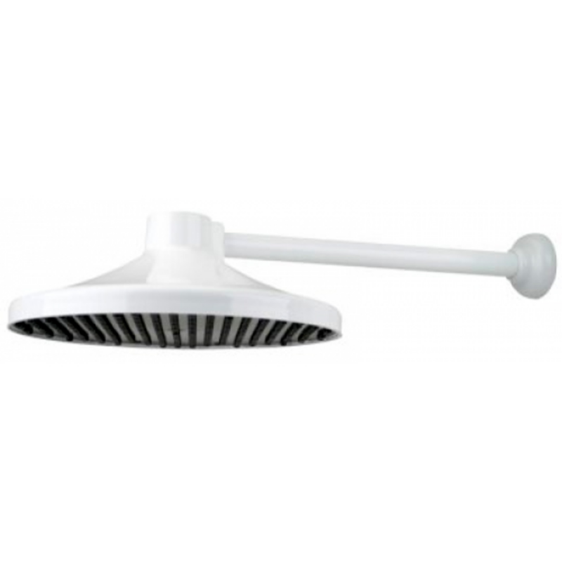 CHUVEIRO C/BRACO 10″ DE 1/2″ ABS BR
