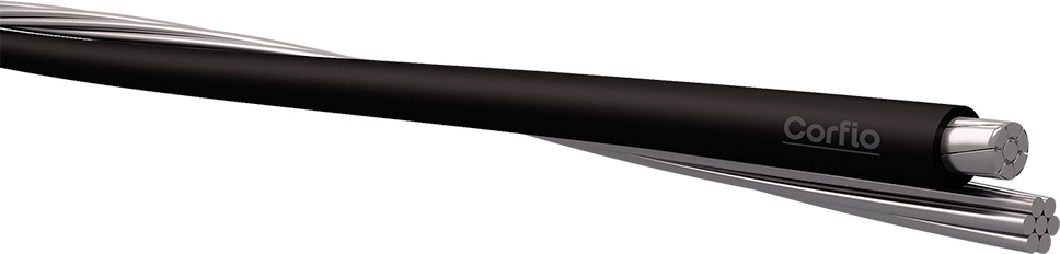 CABO MULT ALUM DUPLEX 1X1X16+16MM BB500