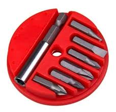 JG BITS ENC SEXT 1/4" 07UN C/ADAPT MAGNE