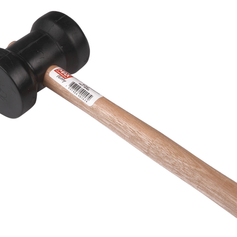 MARTELO BORRACHA 60MM PT CABO MADEIRA