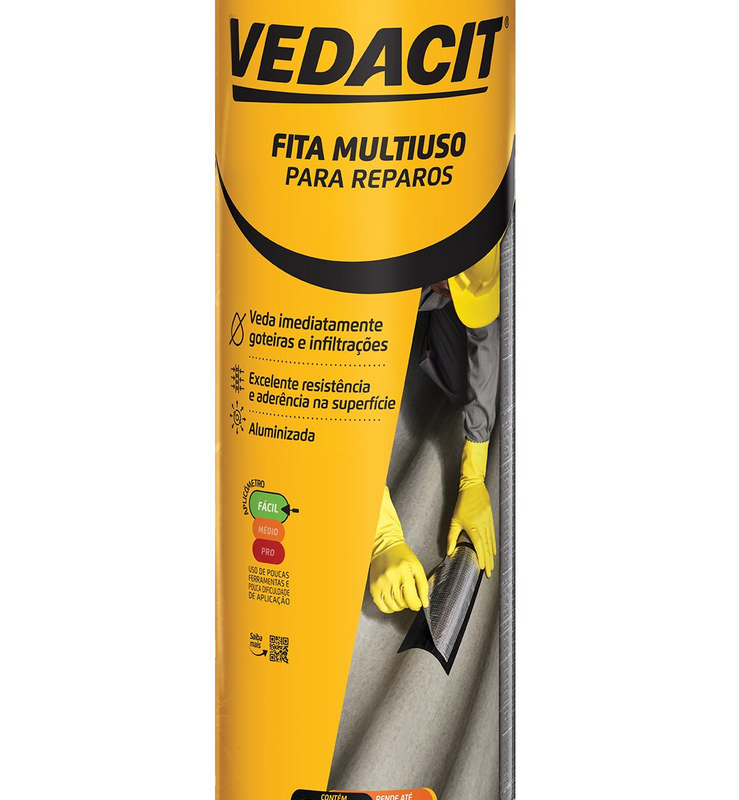FITA MULT USO AUTO ADES 45CMX10MT 1,0MM