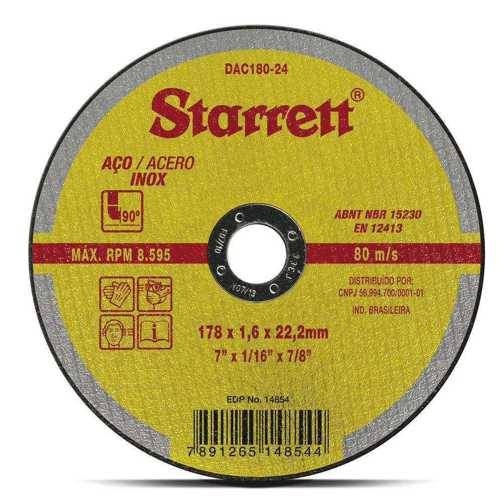 DISCO DE CORTE 7X1/16X7/8" INOX