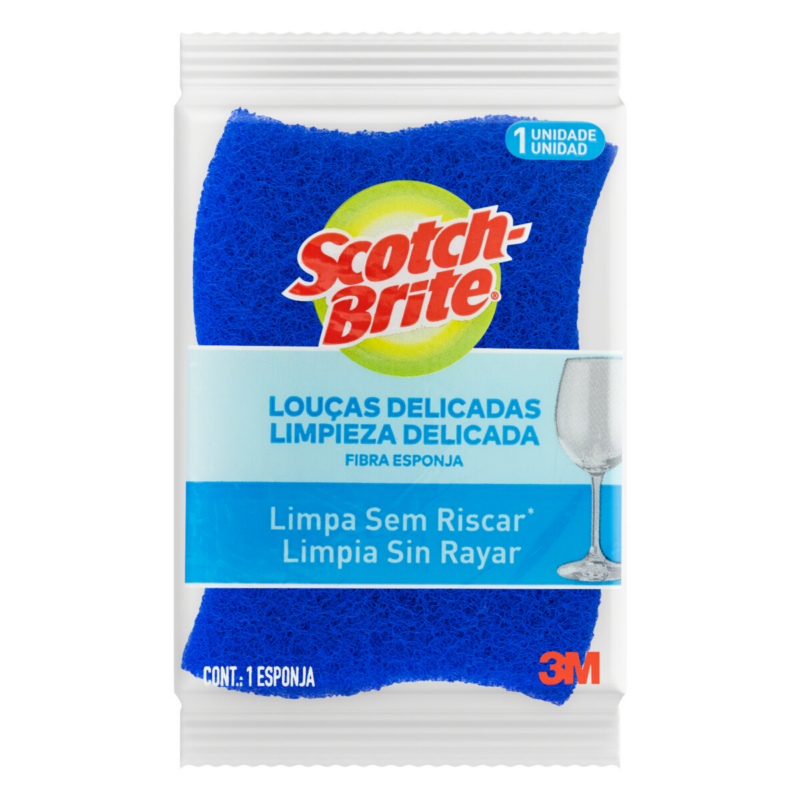 ESPONJA DE LIMPEZA LOUCAS DELICADAS