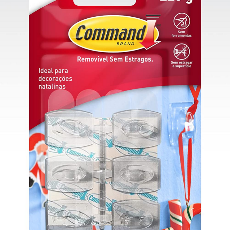 GANCHO PLAST TRAN P 225G COMMAND