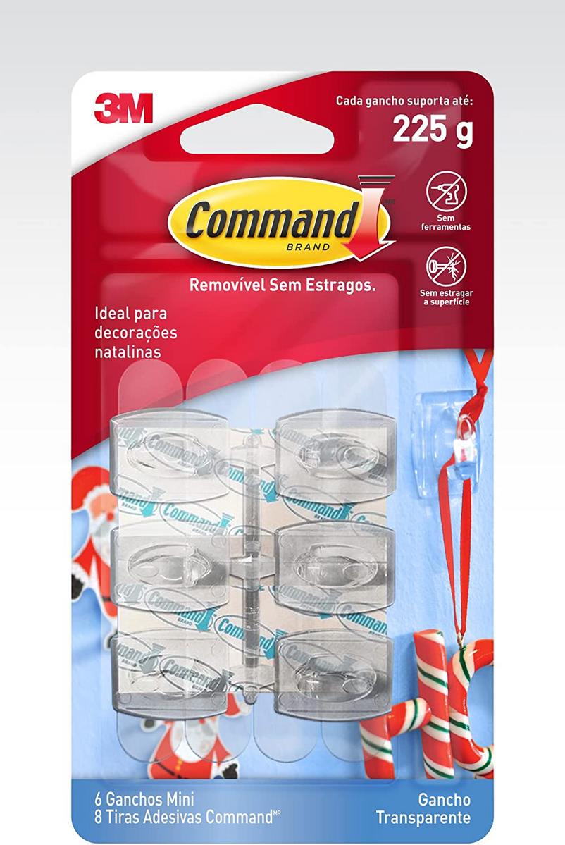 GANCHO PLAST TRAN P 225G COMMAND