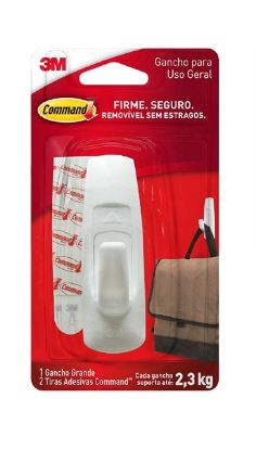 GANCHO PLAST BR G 2,3KG COMMAND
