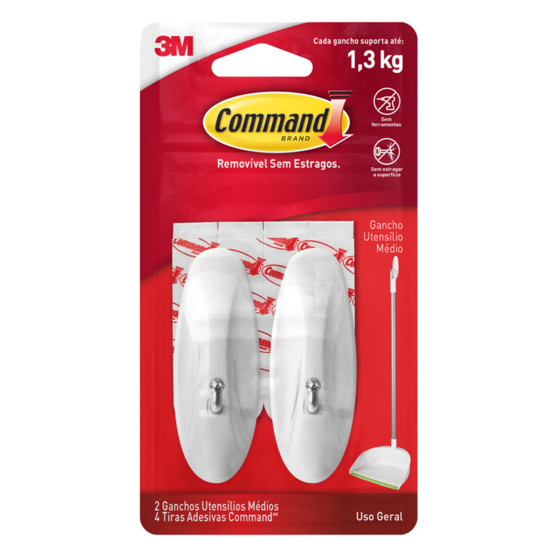 GANCHO PLAST BR M 1,3KG UTENSILI COMMAND