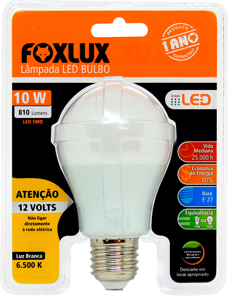 LAMP LED BULB 10W 12V NOR 810LM 6,5K