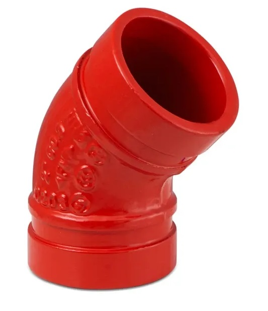 COTOVELO RANHURADO 45 1" 33,70MM