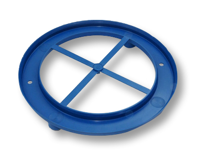 SUPORTE P/BOTIJAO C/RODIZIO AZUL