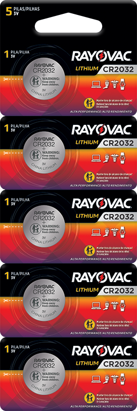PILHA BOTAO LITHIUM 3V CR2032 C/5PC