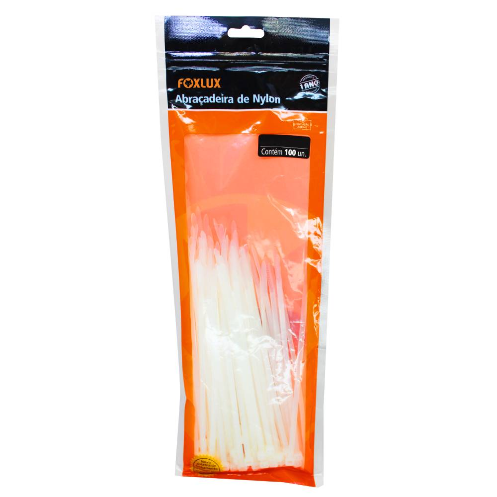 ABRACADEIRA NYLON BR 380X4,8MM 50UN