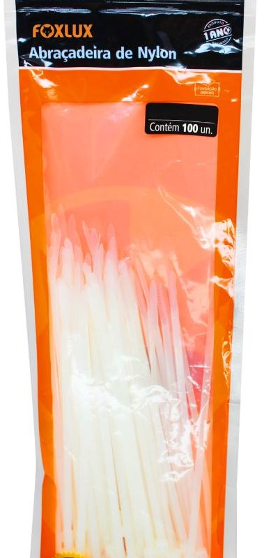 ABRACADEIRA NYLON BR 280X4,8MM 100UN