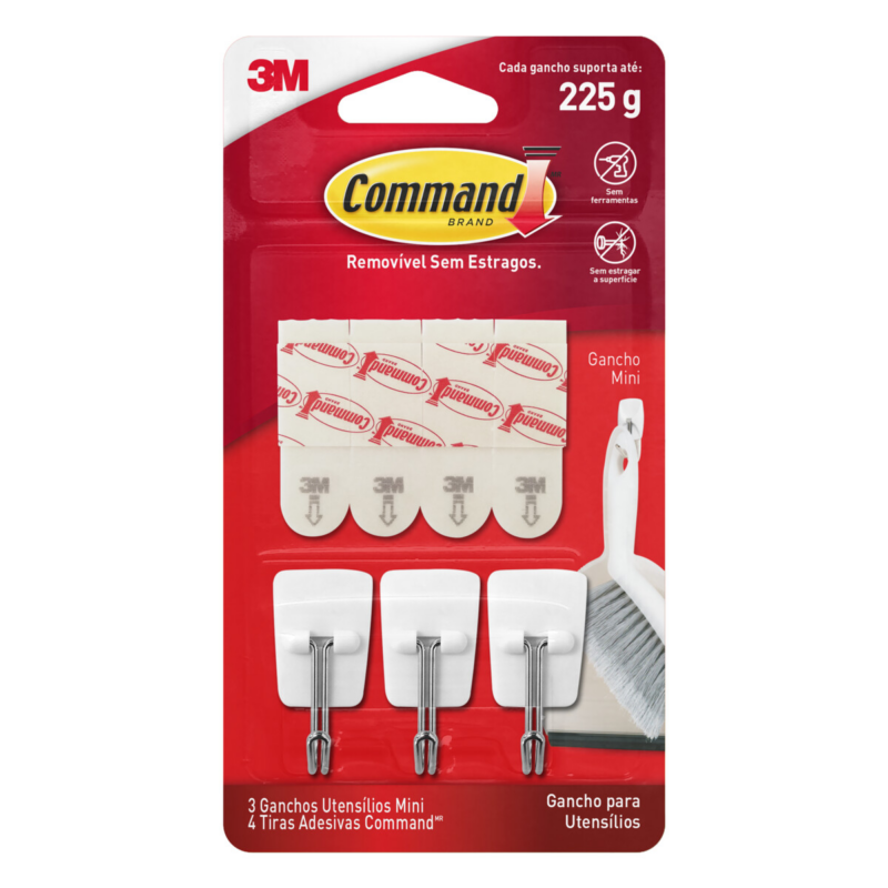 GANCHO PLAST BR P 225GR UTENSILI COMMAND